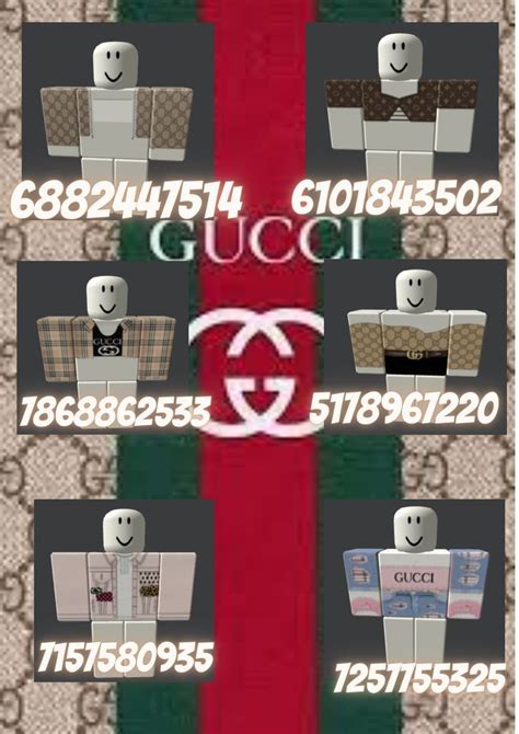 roblox gucci outfit id